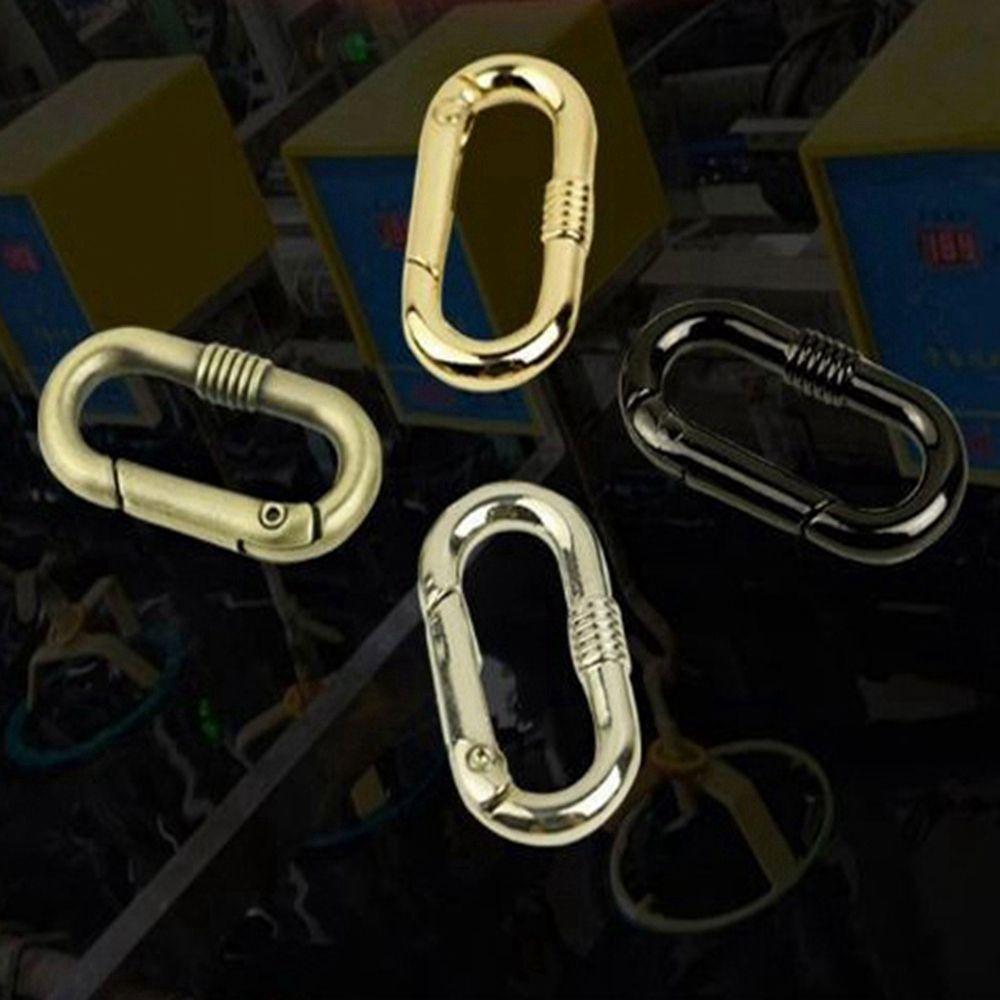 Bottle Hooks Camping Hiking Spring Oval Rings Outdoor Carabiner Handbags Clips Bag Belt Buckles
