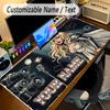 Large Mouse PadLady Gaga Custom Name Text Personalized Desk Mat Non Slip Gaming Pad