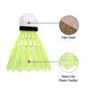REGAIL 12Pcs Imitation Nylon Feather Badminton Plastic Birdies Ball Set Shuttlecock for Indoors