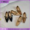 Inner Heightening Single Shoes Women's Fashion Versatile Little Fairy 2025 New Internet Celebrity Retro Casual Pointed Mary Jane Women's Shoes