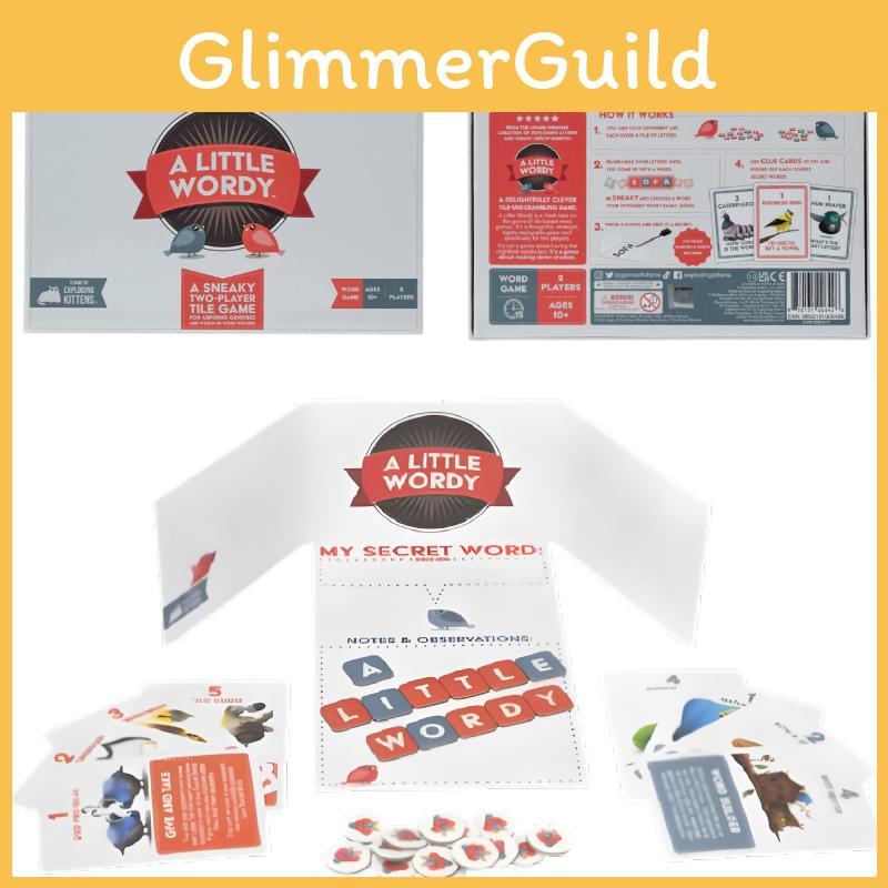 A Little Wordy от Exploding Kittens Карточная игра для подростков, взрослых, детей, для семейного веселья, для вечеринок