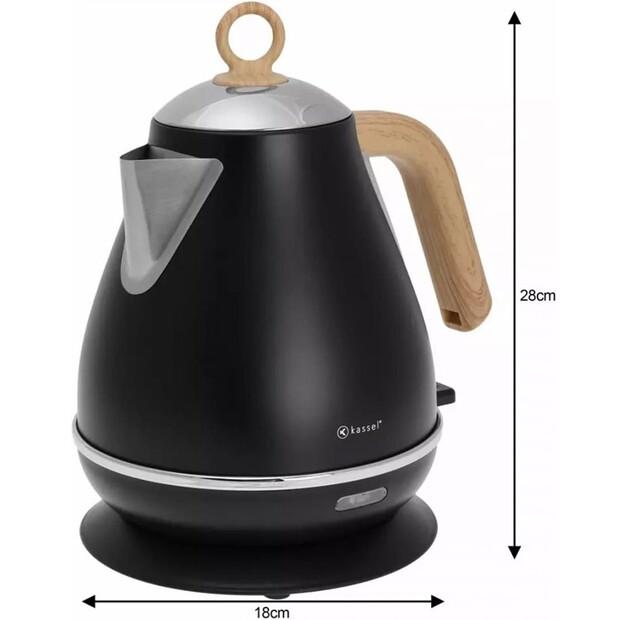 KASSEL Electric Kettle 93223 1.7 L BLACK