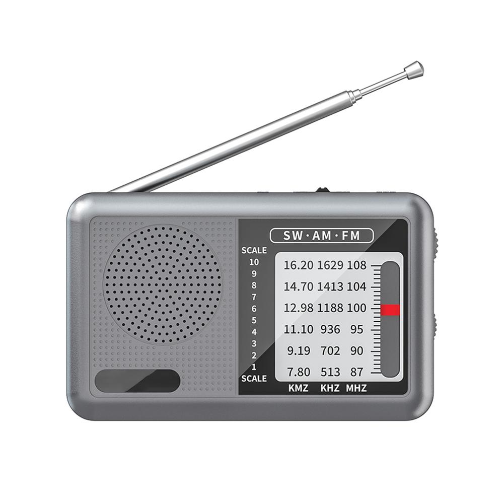 FM AM SW Радио с перезаряжаемой батареей и карманным радио с наушниками для помещений и улицы, подарки для пожилых людей