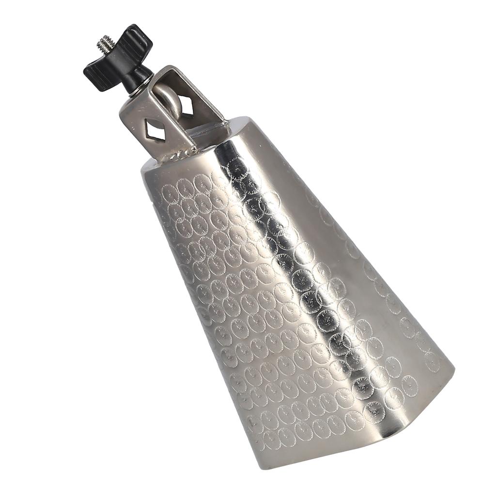 6in Cowbell Electroplating Metal Cheering Bell Drum Set Accessories Percussion Instrument