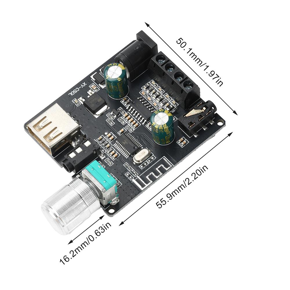 XY-C100L/H XY-C50L/H Bluetooth 5.0 Стерео Аудио Модуль Усилитель Сабвуфера Плата 50Вт/100Втx2 Двухканальный 360-градусная Настройка