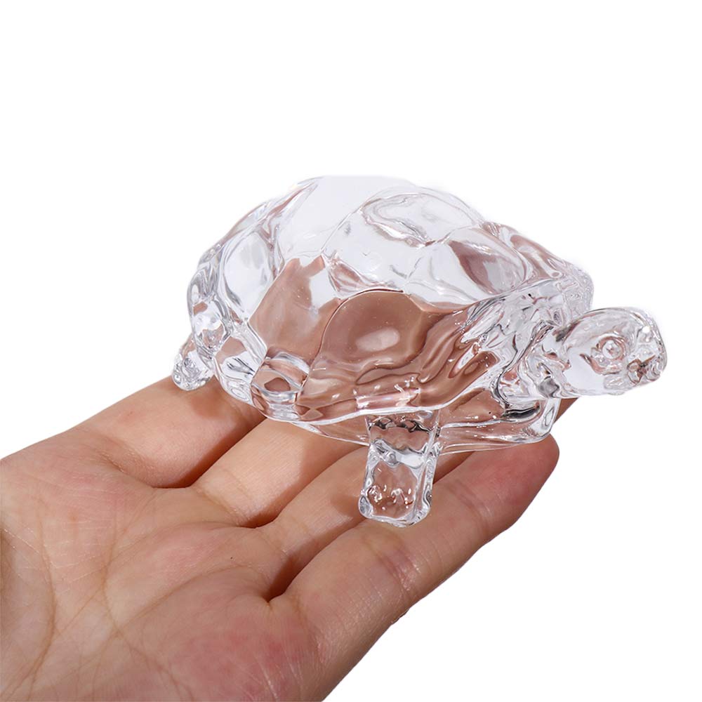 Chinese Feng Shui Home Decoration Tortoise Statue Craft Gift Desktop Ornament Crystal Turtle AVE