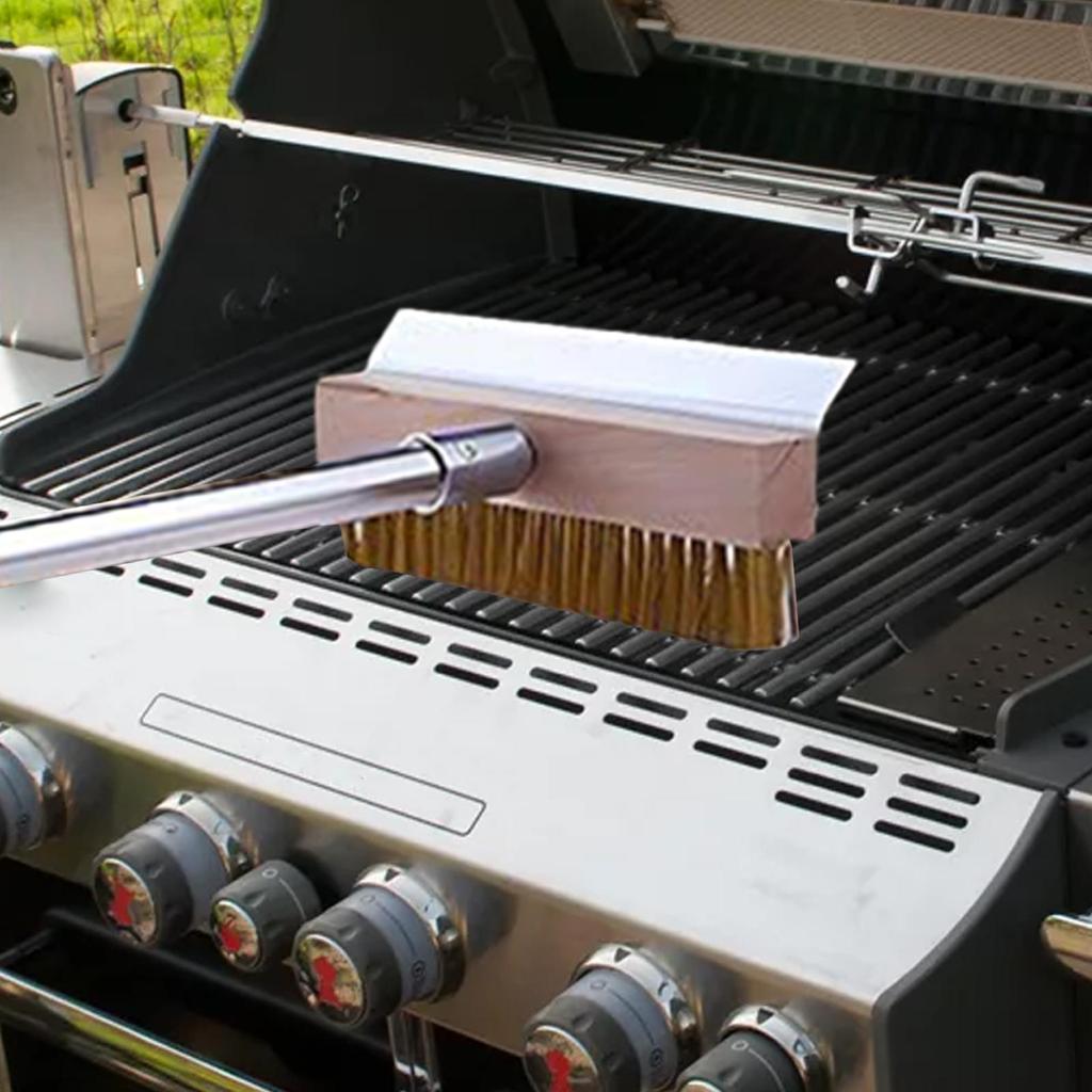 Щетка для пиццы из алюминия, инструменты для пицца-печи с длинной ручкой, кухонные принадлежности для дома, для приготовления на открытом воздухе, гриля, фритюрницы, выпечки