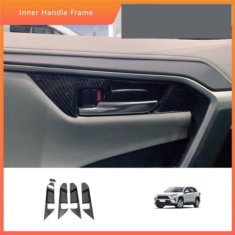 Inner Door Handle Frame Cover Trim For Toyota RAV4 -2024 XA50 Hybrid Car Bowl Accessories