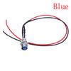 0.31" Led Metal Indicator Dash Light Lamp 12V Car Truck Red Green Blue