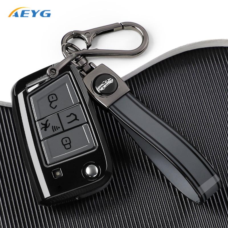 ТПУ Чехол для умного ключа автомобиля Для Vw Volkswagen Golf 7 Alltrack Mk7 Tiguan Seat Ateca Leon Fr 2 Ibiza Skoda Octavia 3/4 Кнопки