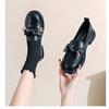 Fashion Shoes 2025 Spring New Single Shoes Jk Lolita Small Leather Shoes Versatile Bow Retro Loafers