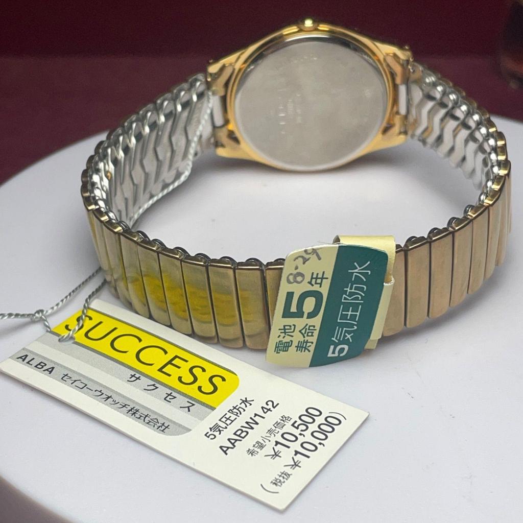Б/у [Новый/С инструкцией] 1998 SEIKO ALBA Success Оригинальный эластичный ремешок Винтажные Антикварные Seiko Alba SUCCESS Батарея заменена Кварцевые