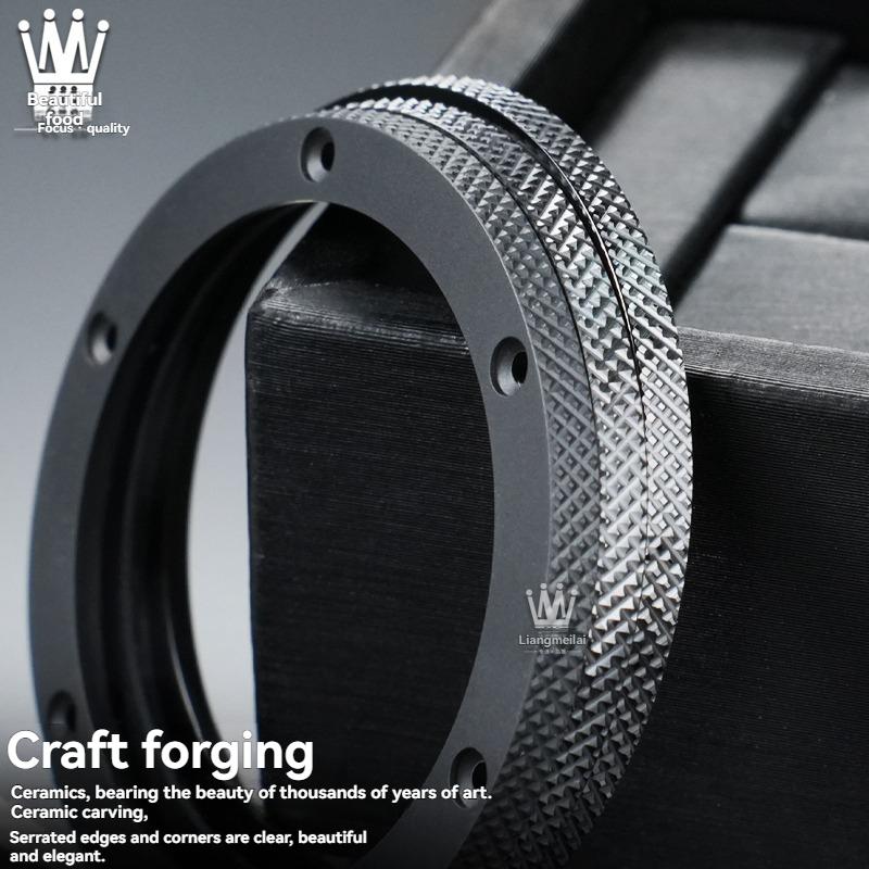 Керамический корпус часов Внешнее кольцо Для Hublot Classic Big Bang Светлый Пескоструйная обработка Матовое Керамическое Кольцо Ободок Аксессуары для часов Мужские