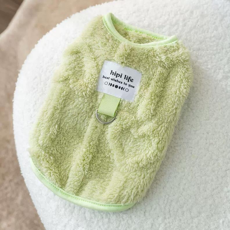 Худи для питомца померанского шпица в виде плюшевого мишки - Теплая толстовка на осень/зиму с защитой от линьки для маленьких собак