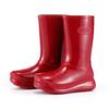 Fashion Women's Four Seasons Rain Boots High Tube Waterproof Non-slip Plus Cotton Warm And Comfortable Pull-on Rain Boots 36-41