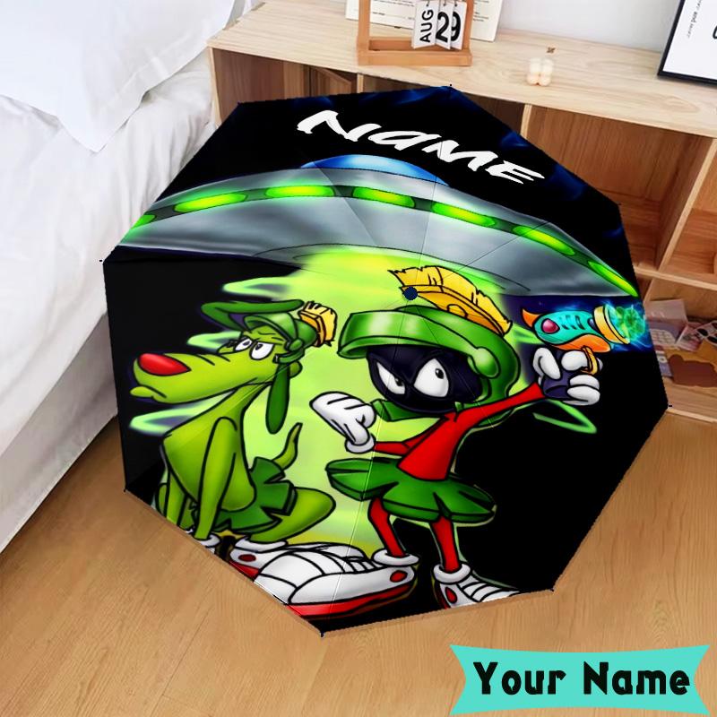 Custom Name Marvin Adventure Umbrella, Foldable Umbrella Suitable for Outdoor Shopping Travel Sports, Exquisite Gift for Family