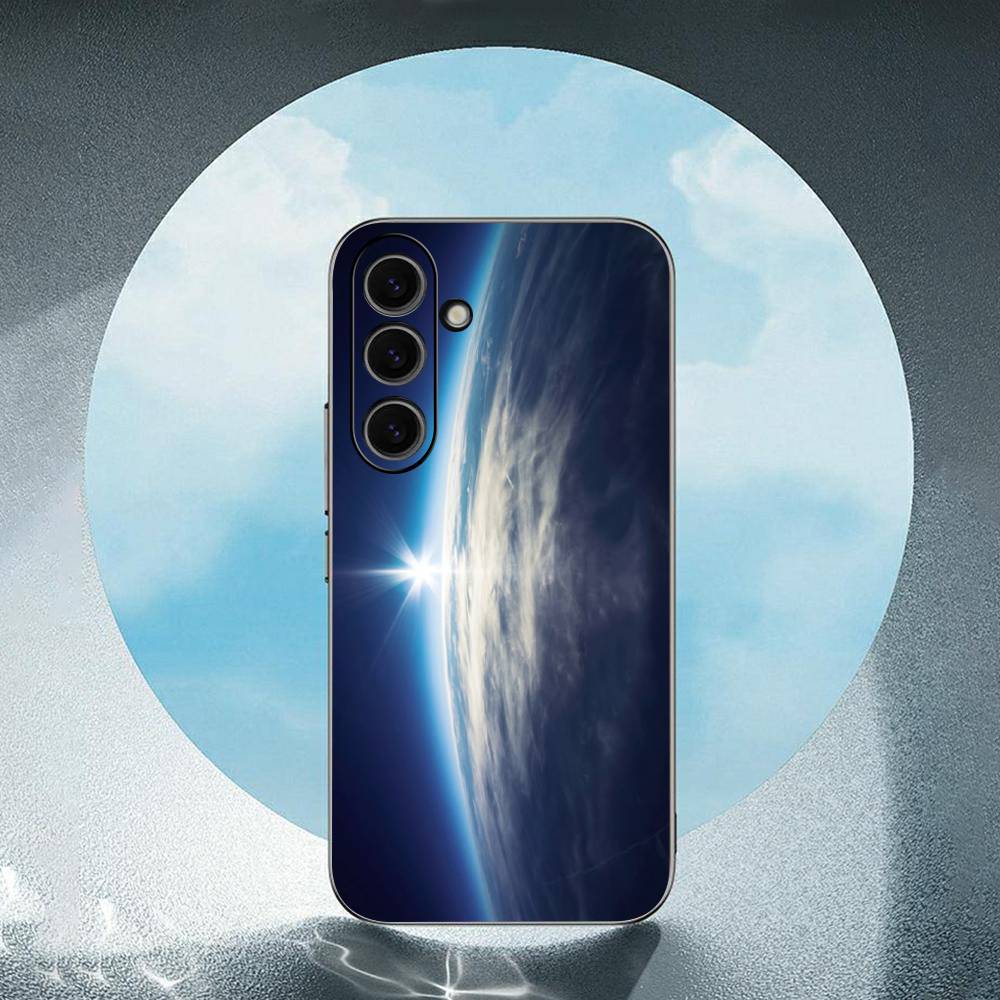 Красочный Космос Для Samsung Galaxy S23 S24 S25 Ultra S22 Plus S21 Черный Мягкий Чехол Водонепроницаемый Мягкий Чехол