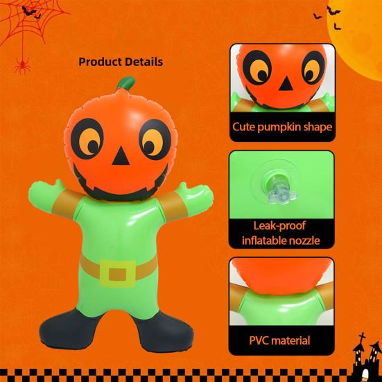 Надувное украшение на Хэллоуин Тыква Жуткая Гигантская Надувная Фигура с Головой Тыквы для Газона Двора Вечеринки Сада Уличного Украшения