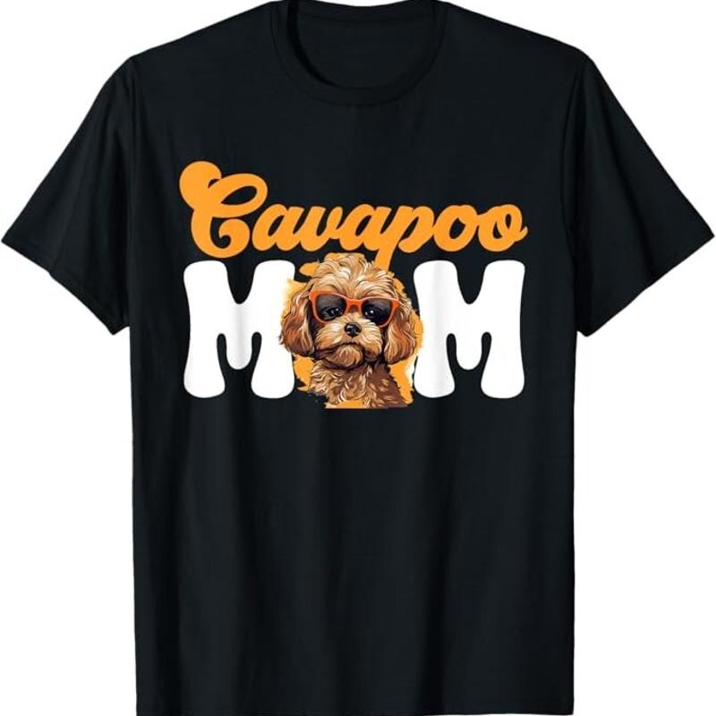 Cavapoo Dog Breed Pet Mom T Shirt