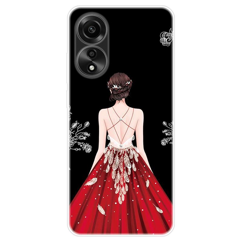 Для OPPO A58 A 58 4G чехол Мягкая силиконовая задняя крышка Мультяшный чехол для телефона Разнообразие