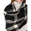 Winter Scarf for Women Shawl Cashmere Feel Tassel Plaid Large Oversized Scarves