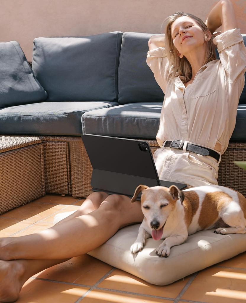 CHESONA Magic iPad Air 13 дюймов клавиатура 7 цветов подсветка Magic Bluetooth Hover Stand беспроводная клавиатура для iPad 6-го поколения Поколение Поколение