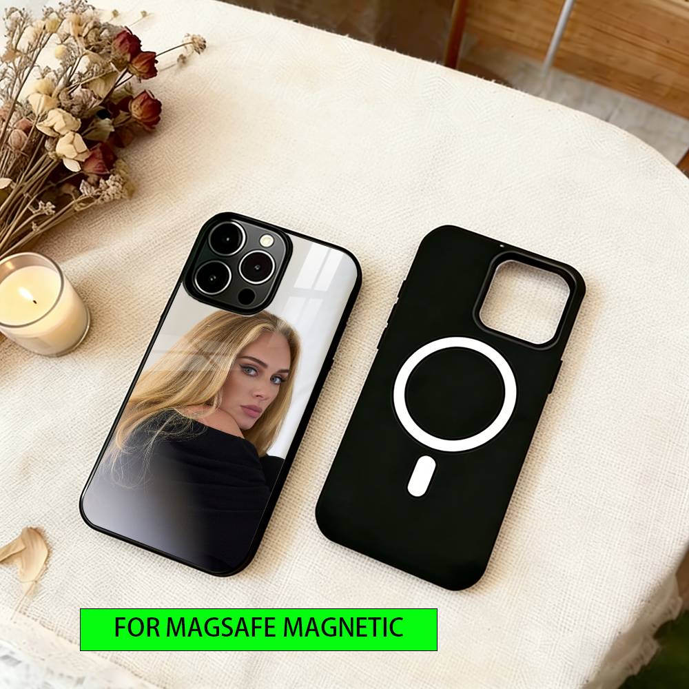 Adele Adkins singer Phone Case For iPhone17,16,15,14,13,12,11 Plus,Pro Magnetic with Magsafe Wireless Charging