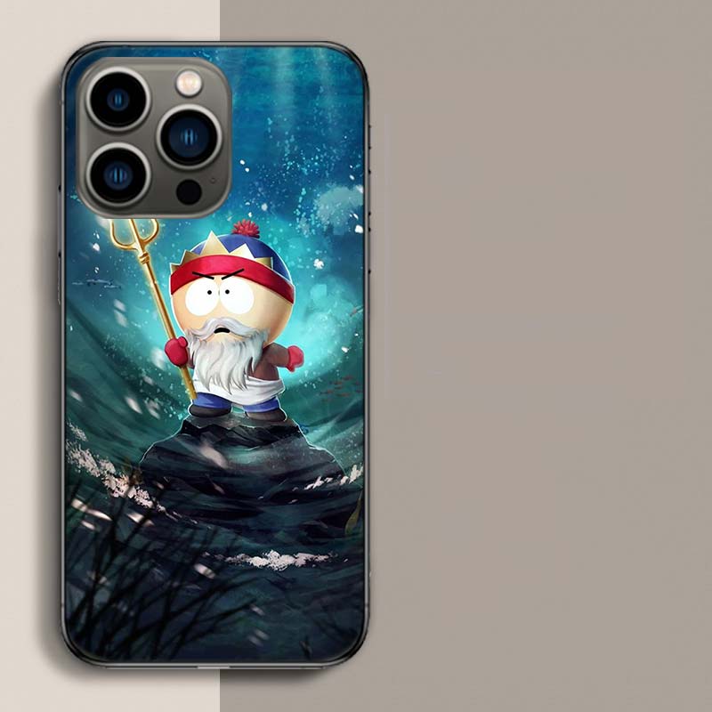 Cool S-South P-PARK Phone Case For Iphone 17 Air 15 Pro 14 Plus 16 Pro Max 17E 16E 12 13 Mini 11 Cover Cute Fundas