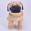 Kids Plush Stuffed Animal Pug Model, Children Sleeping Cuddly Toy, 33 X 13 27cm