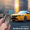 TPU Key Fob Cover with Leather Keychain, Compatible with Honda Accord Civic HR-V CR-V Pilot Sport SI EX EX-L Touring   2024 2025 2026, 4/5 Button,