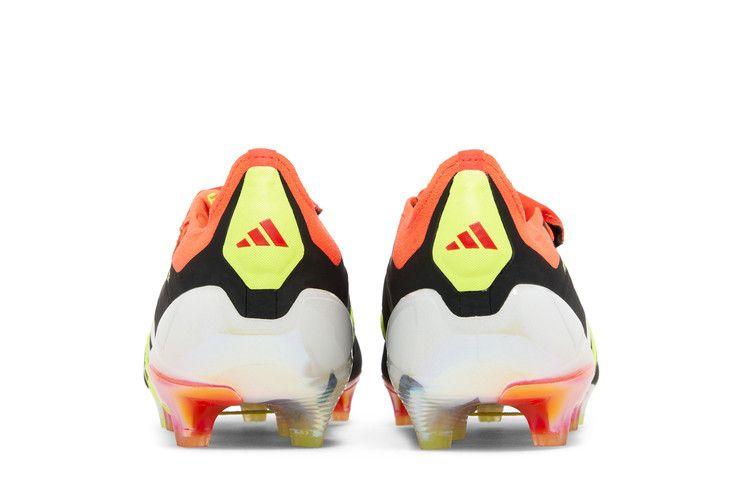 Men's Sneakers adidas Predator Elite Foldover Tongue FG Solar Energy Pack Core Black/Cloud White/Solar Red