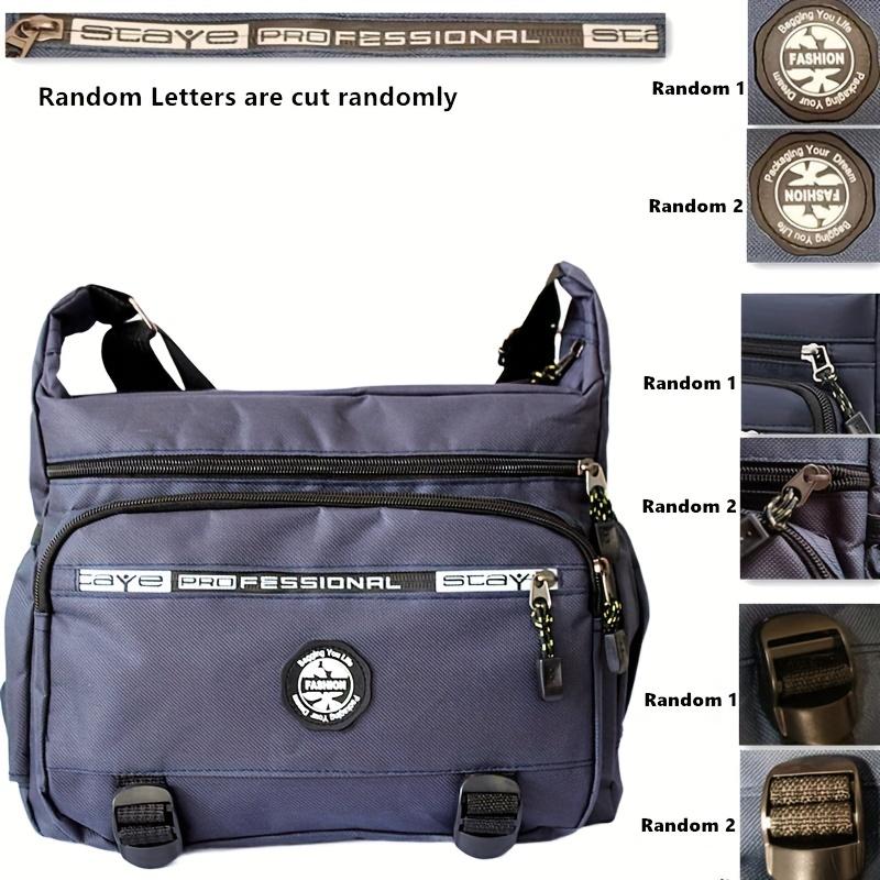 Пятислойная многослойная мужская сумка-мессенджер, мужская сумка большой вместимости, сумка через плечо, водонепроницаемый и износостойкий рюкзак, несколько карманов