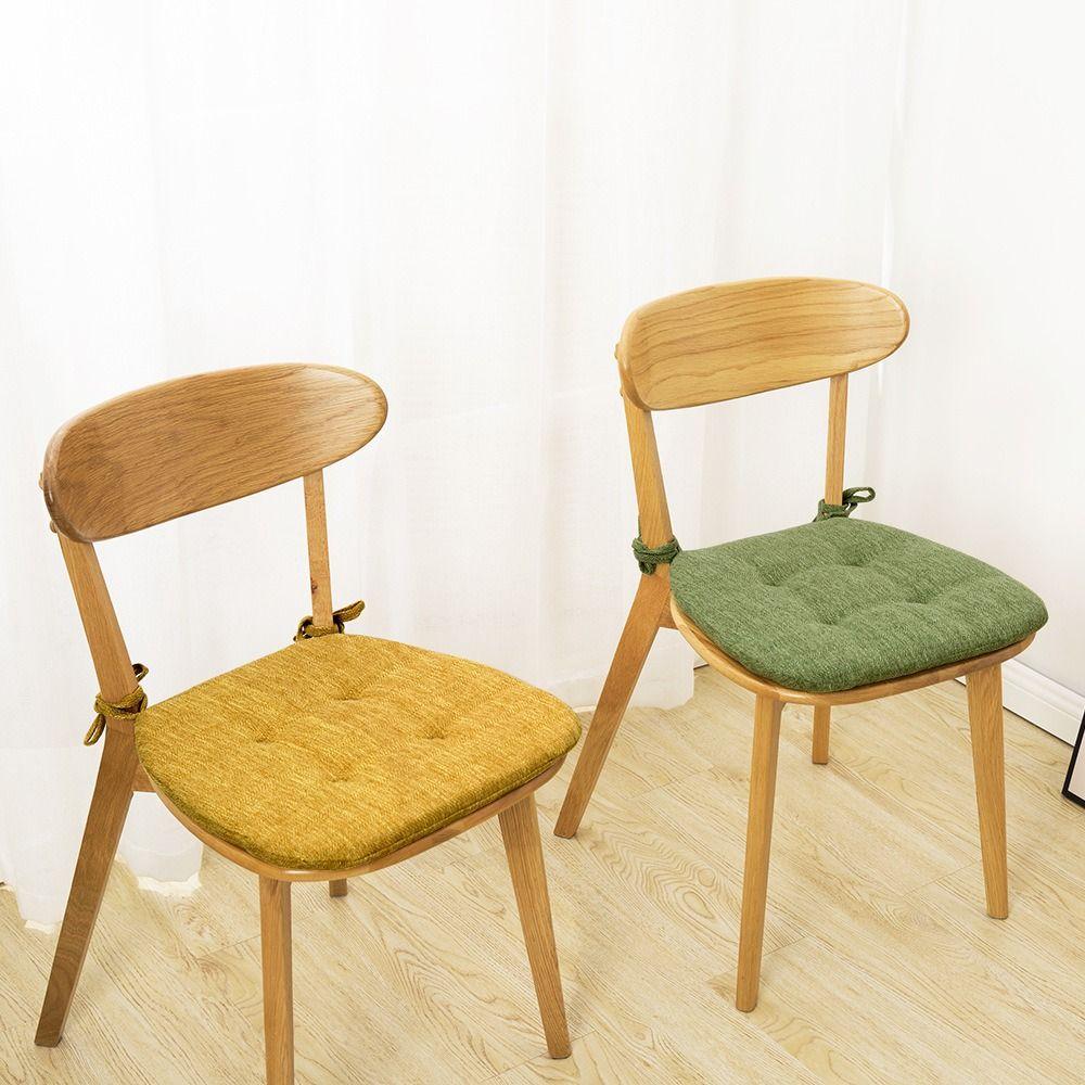 Классная комната Офис Однотонный мягкий коврик для отдыха на стуле для дома Подушка для сиденья Подушка для сиденья Коврик для сиденья