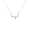 Star Necklace Female Simple Ins Cold Wind Temperament Pentagram Collarbone Chain Stainless Steel Romantic Galaxy Chain