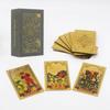 Gold Foil Tarot Prophet Tarot Cards with 78 Tarot Card Deck Fortune Telling Classic Traditional Tarot Deck Standard for Beginners and Expert Readers
