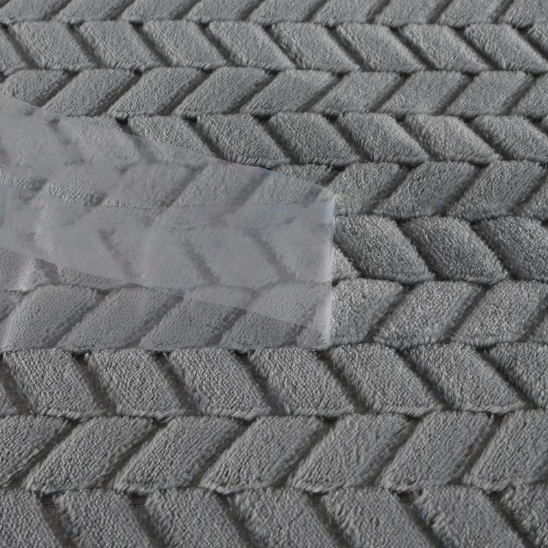 Двухслойное одеяло Lux Velvet Jacquard - теплое покрывало из фланели и овчины