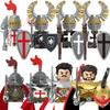 Military Building Blocks Solider Figures Gifts Toys Weapons Medieval Lion Heart Hospital Teutonic Knight Napoleonic Wars Series