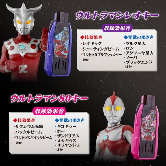 Ultraman Trigger DX Guts Hyper Key Premium Glorious Ultra Brothers набор ключей