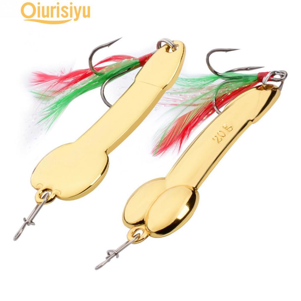 Рыболовная металлическая блесна пенис