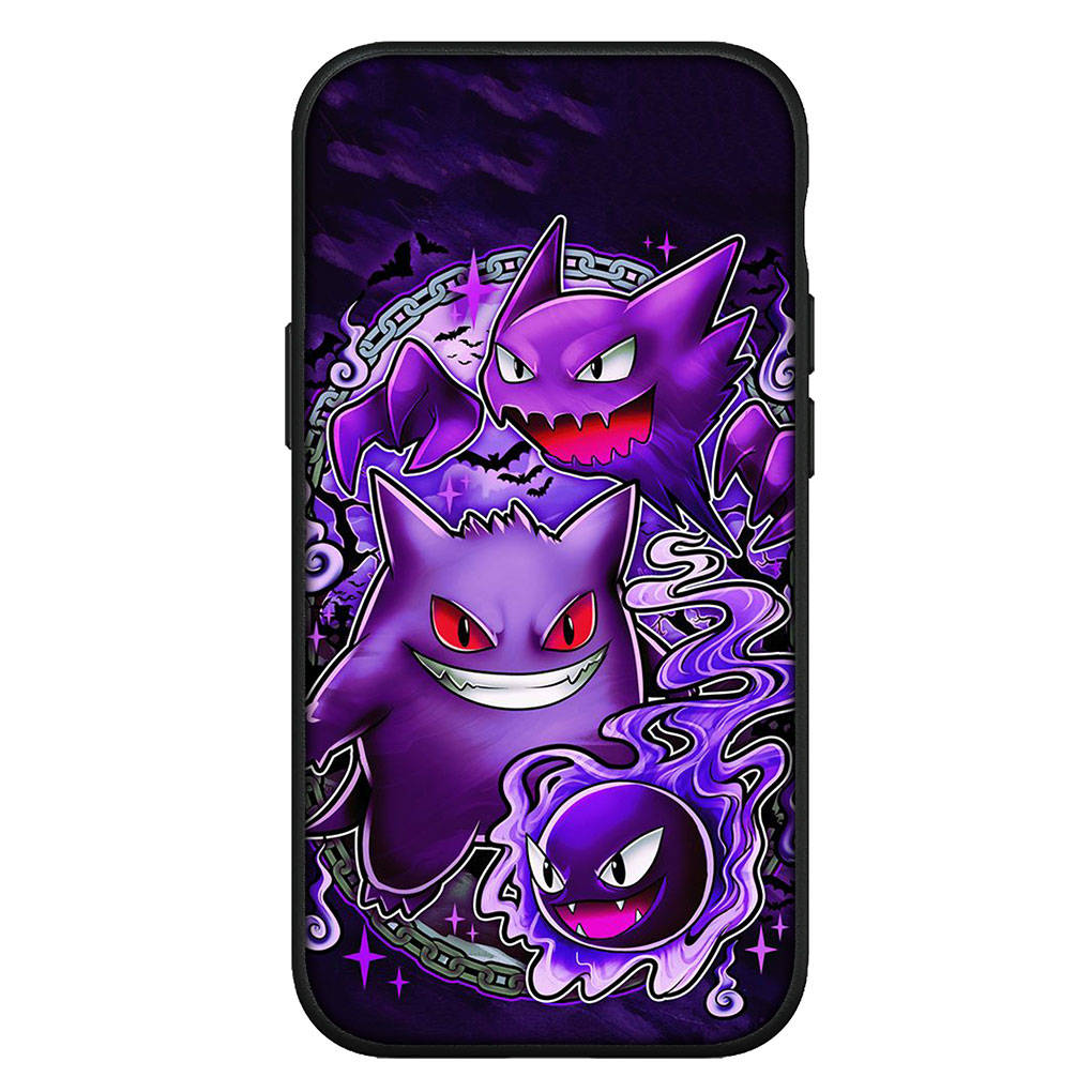 Чехол для iPhone 16 15 Xiaomi Redmi Note 14 13 12 11 Pro Max X 8 9 16e Samsung Galaxy S25 S24 S23 Moto G85 14C OPPO Huawei GO Gengar чехол для телефона