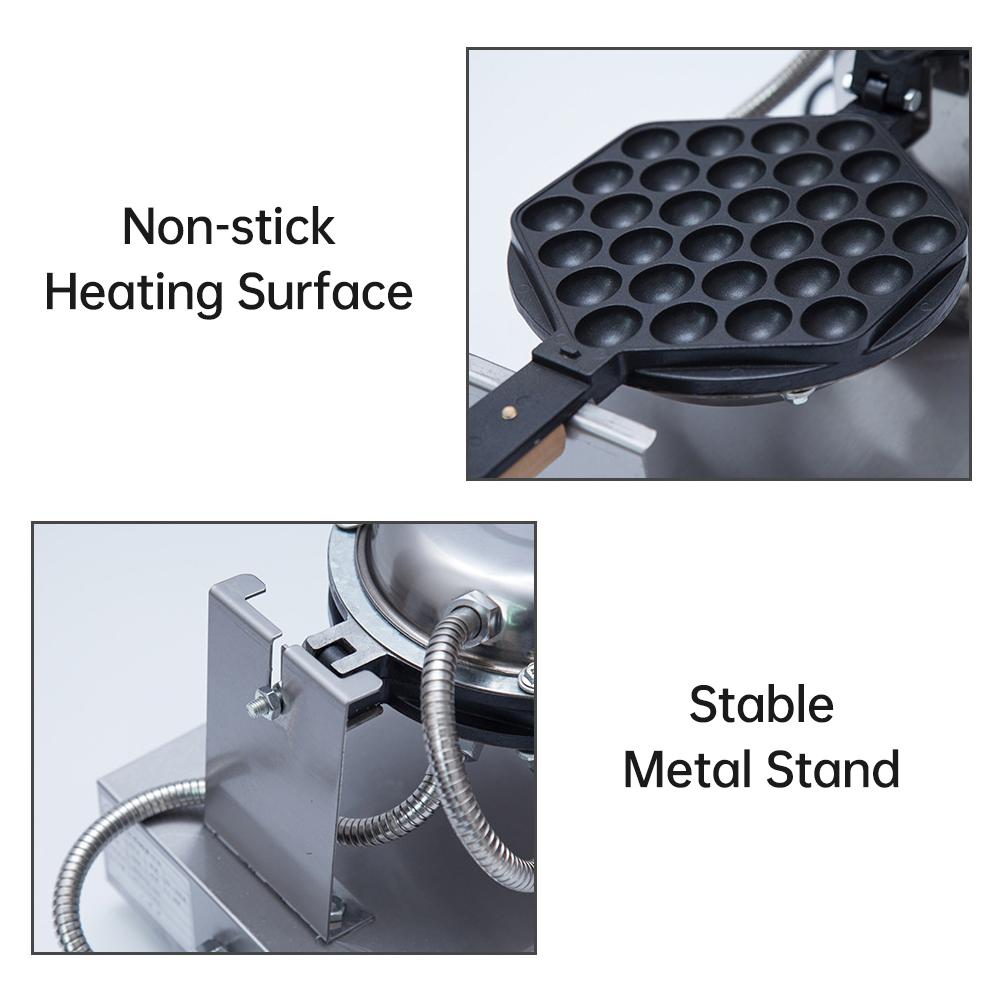 Пузырьковая вафельница мощностью 1400 Вт. Вафельница. Утюг. Готовность менее чем за 3 минуты. Съемный поддон для капель, электрический.