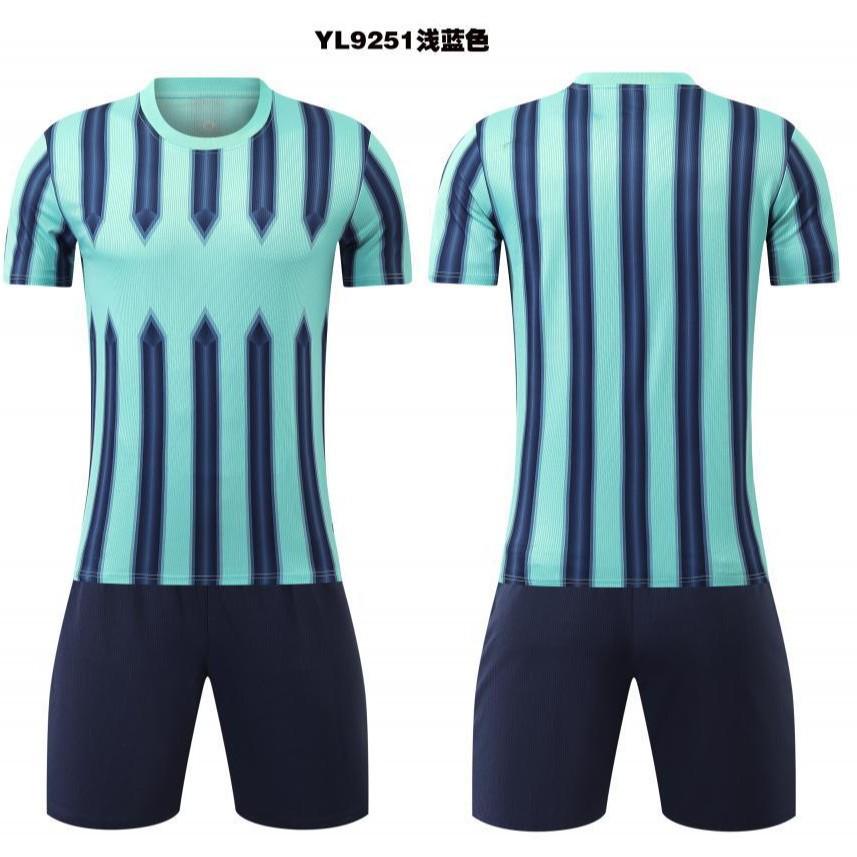 Cross-border football jersey set men's and women's sports training jersey, jersey short-sleeved jersey can be printed with LOGO factory wholesale.