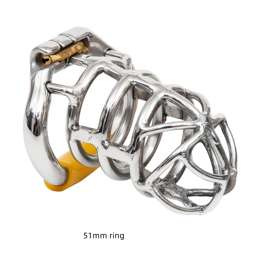 Эргономичное устройство верности для мужчин из нержавеющей стали, клетка для члена, замок для пениса, кольцо для члена, пояс верности, S064