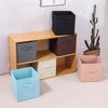 Foldable Storage Box with Reinforced Handle Large Capacity Collapsible Clothes Basket Multi-Functional Organizer