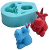 3D Unicorn Silicone Fondant Mold