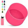 Silicone Bottle Bottom Sleeve Anti-Slip Heat Insulation Cup Accessories Water Bottle Pad Sports Cups Cover for Most Cups