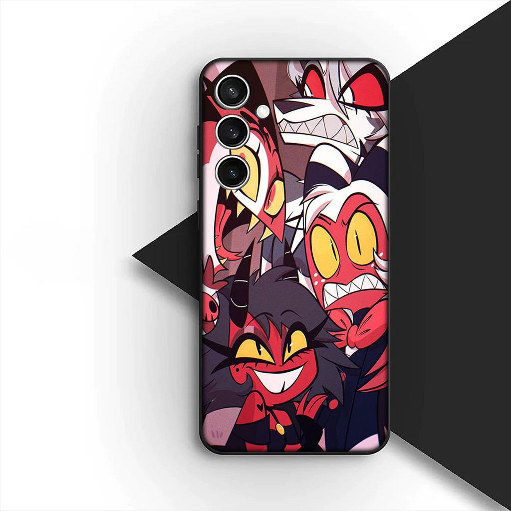 for Samsung Galaxy S10 S8 S9 Plus A33 A34 A31 70 A71 A72 Note 20 9 8 S10E Phone Case Alastor H-Hazbins Charile Hotels Angel Dust