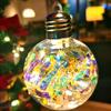 Рождественское украшение LED световые шары мягкое окружающее свечение небьющийся ПВХ праздничные огни праздничный светящийся шар