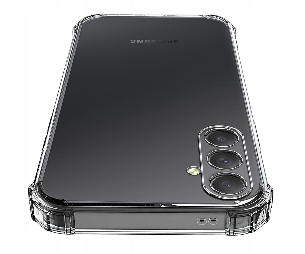 Case for Samsung Galaxy S25 ANTI-SHOCK CLEAR CASE CLEAR BACK + Glass