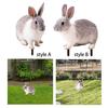 Rabbit Animal Statue Stake Decorative Garden Stake for Porch Path Garden